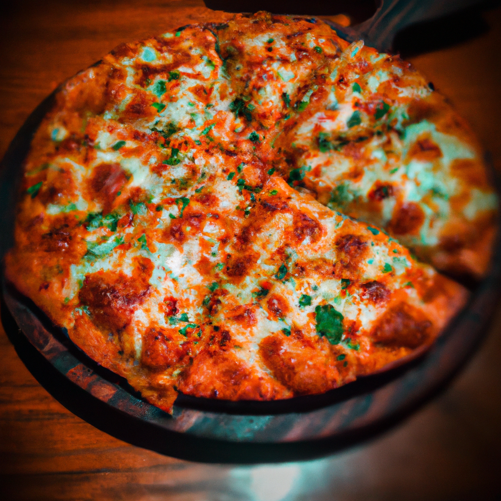 Paneer Makhani Pizza with rich creamy sauce